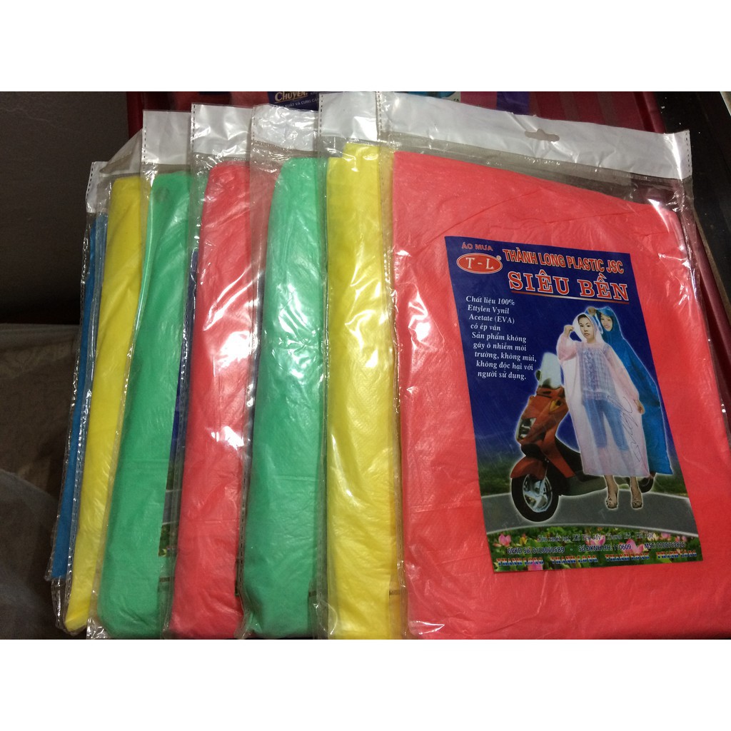 FREESHIP Bộ 10 áo mưa giấy Thành Long LOẠI 10 ÁO - CTKM