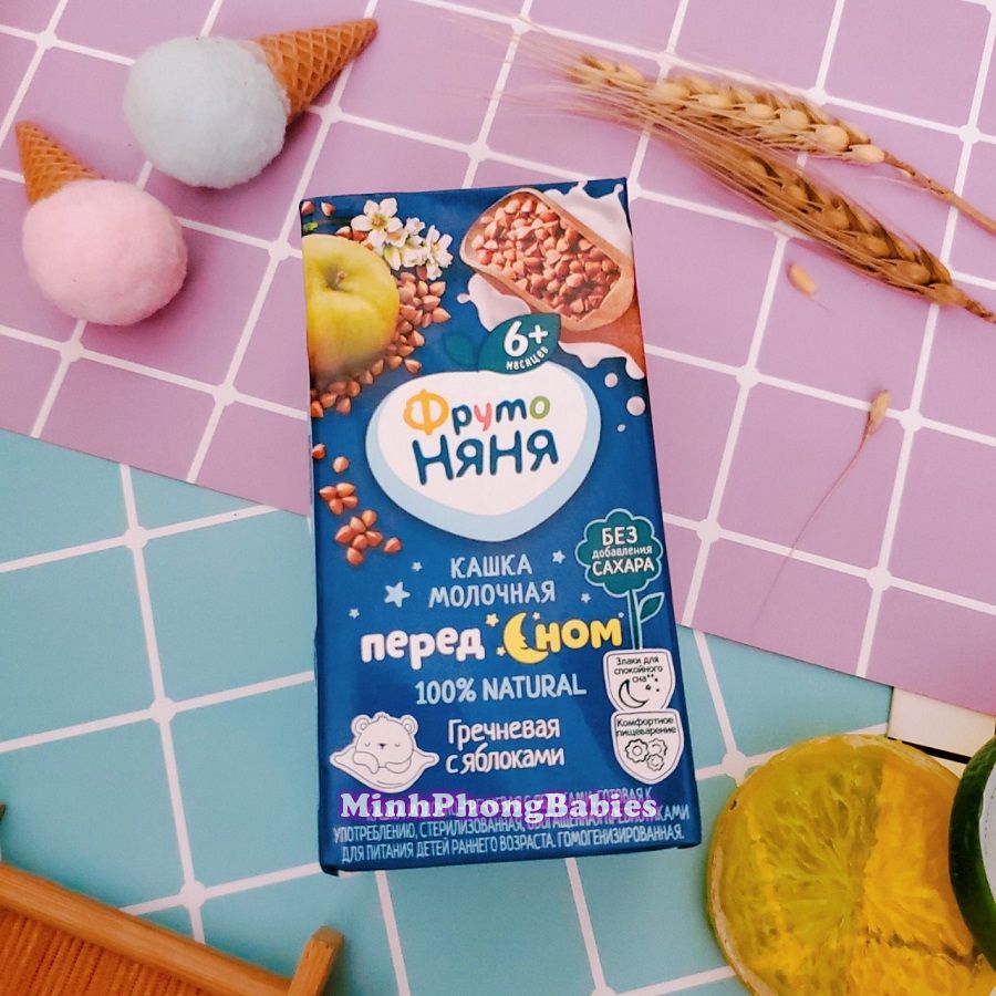 [HCM]Sữa Ban Đêm Fruto Nga Cho Bé 6 Tháng 200ml