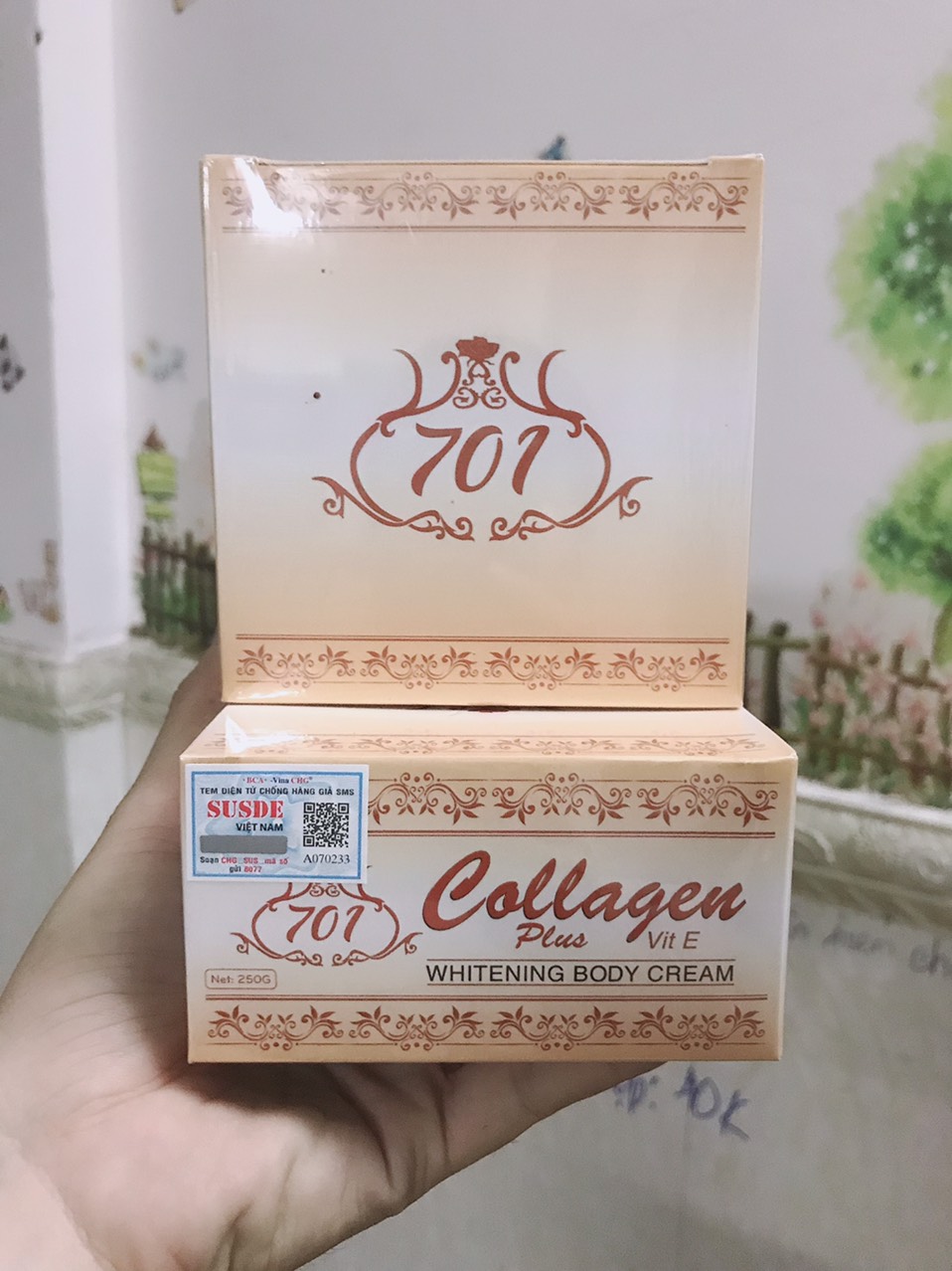 kem BODY Collagen Plus Vit E 701 chính hãng