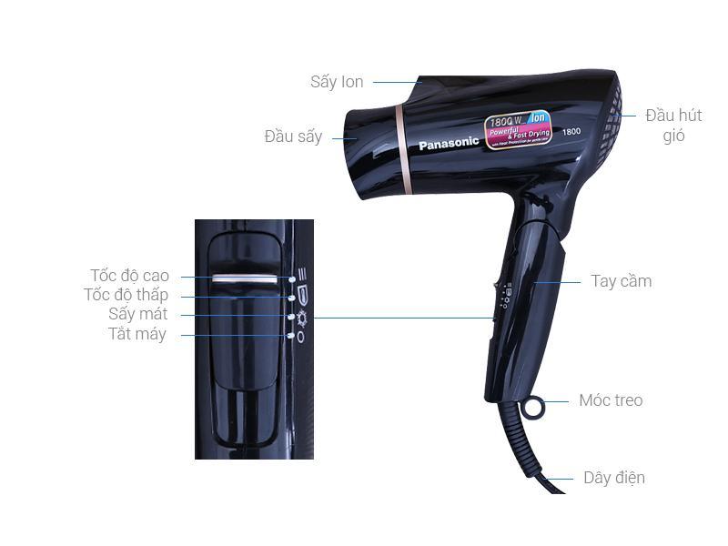 Máy sấy tóc KTN6453s Đen TK