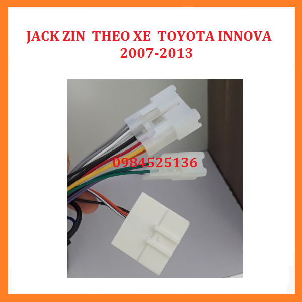 Dây nguồn android zin theo dòng xe toyota,giắc nguồn zin không cần đấu nối tự lắp đặt dễ dàng, dây nguồn đấu sẵn cho xe ô tô. jack nguồn zin cho xe innova / vios 2007-2013. 2014- 2020.giắc nguồn giữ zin nguồn điện lắp màn android