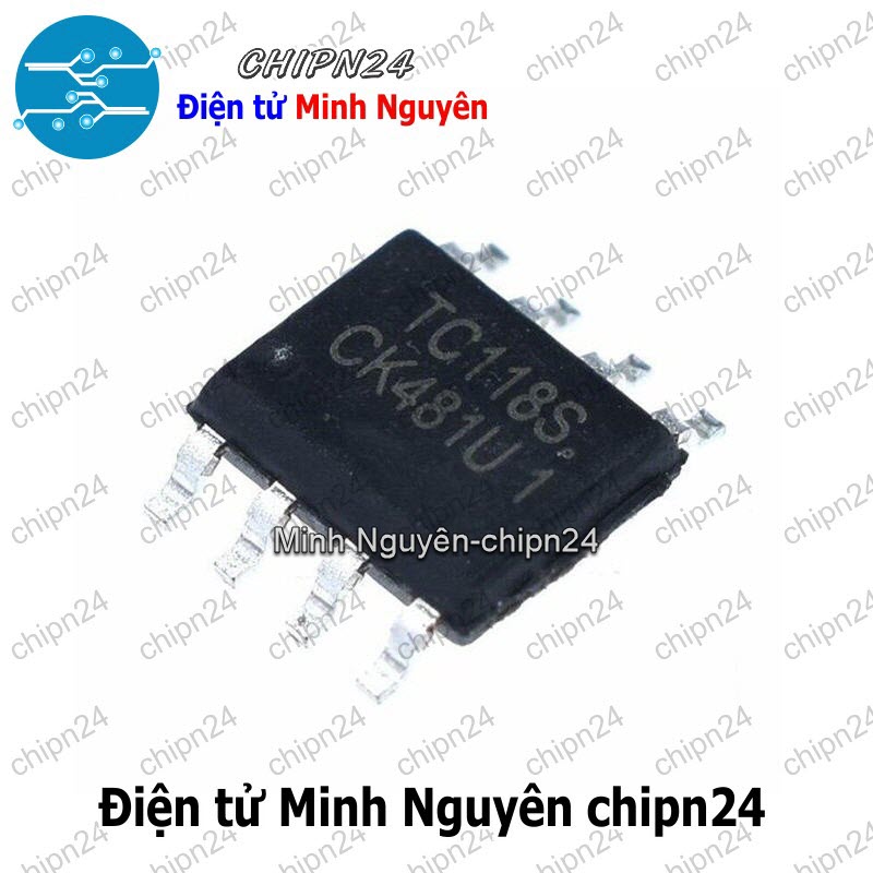 [2 con] (SOP) IC Dán TC118 SOP-8 (SMD) (TC118S 118) - HH005813