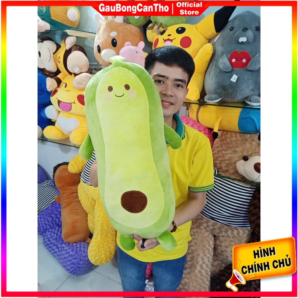 Gấu bông bơ - gối ôm quả bơ mềm mịn