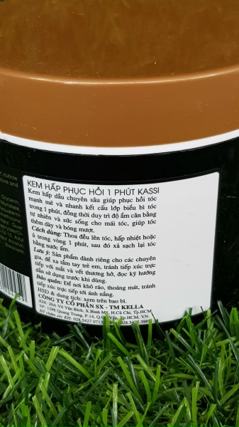 [HCM]Kem ủ tóc phục hồi 1 phút Kassi 300ml
