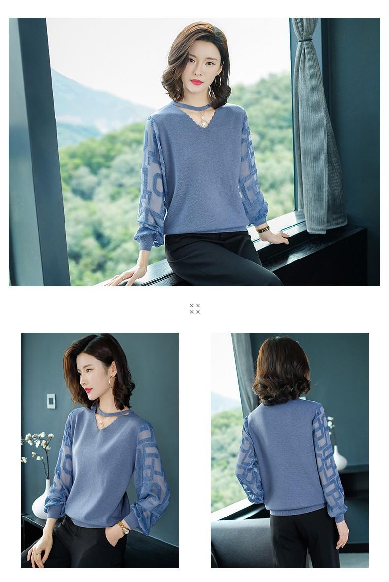 [HCM]Áo kiểu nữ len cao cấp Sang Trọng - AL99889
