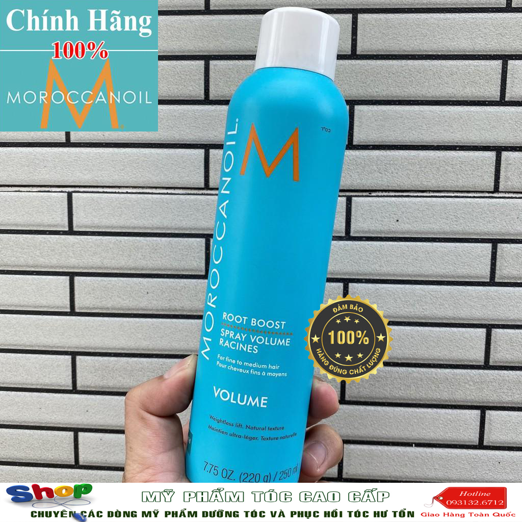 [CHÍNH HÃNG 100%] Xịt tăng phồng Root Boost Volume Moroccanoil 250ml