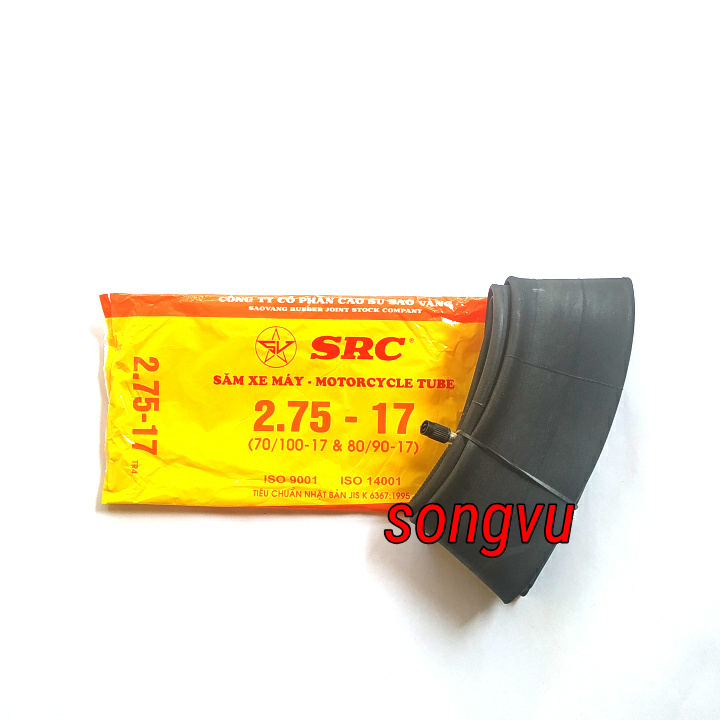 Yellow rubber starry motorcycle inner tube
