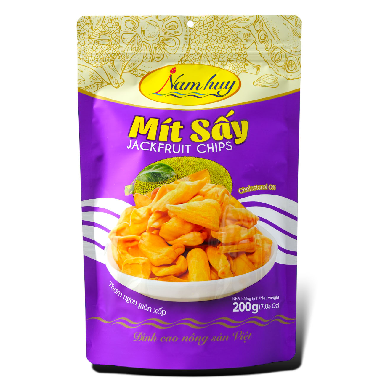 Mít sấy 80g/120g/200g NAM HUY thơm ngon giòn xốp (OCOP 4sao)