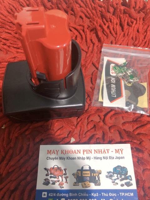 [HCM][Lấy mã giảm thêm 30%]Vỏ mạch pin milwaukee 12v