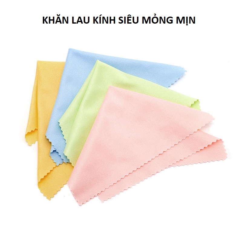 Khăn lau kính vải dệt siêu mỏng mịn (1 chiếc)