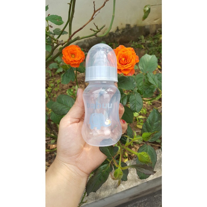 Bình sữa Babuu dòng cổ hẹp 60ml, 125ml, 250ml