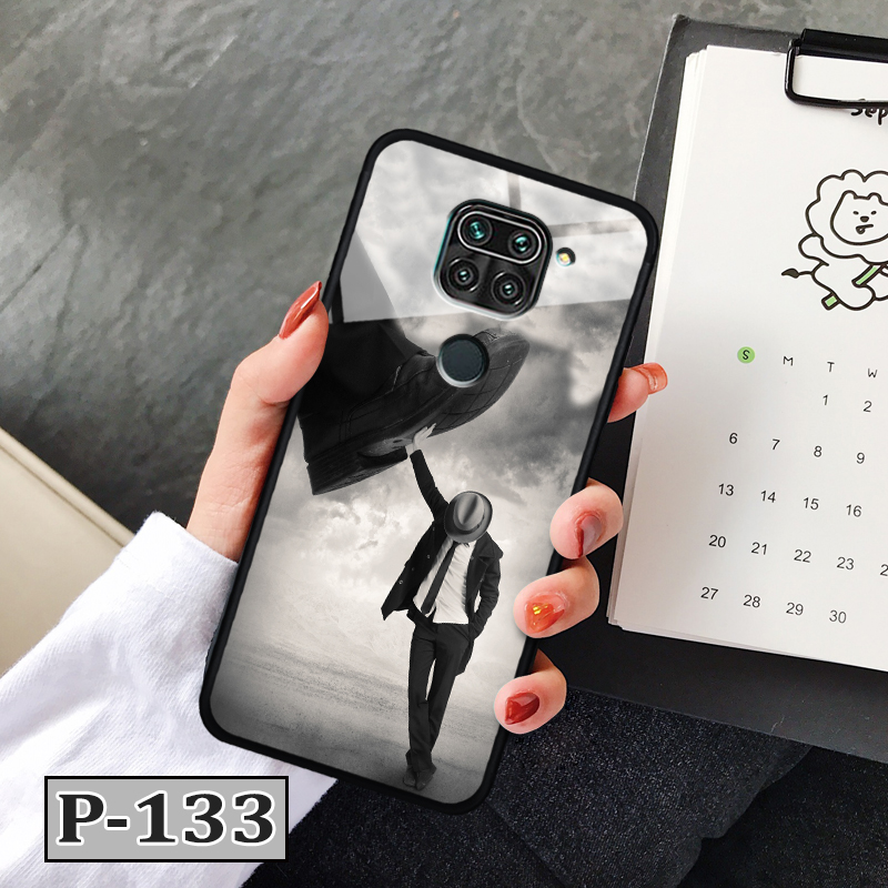 Ốp điện thoại XIAOMI REDMI NOTE 9 - lưng kính in hình 3D