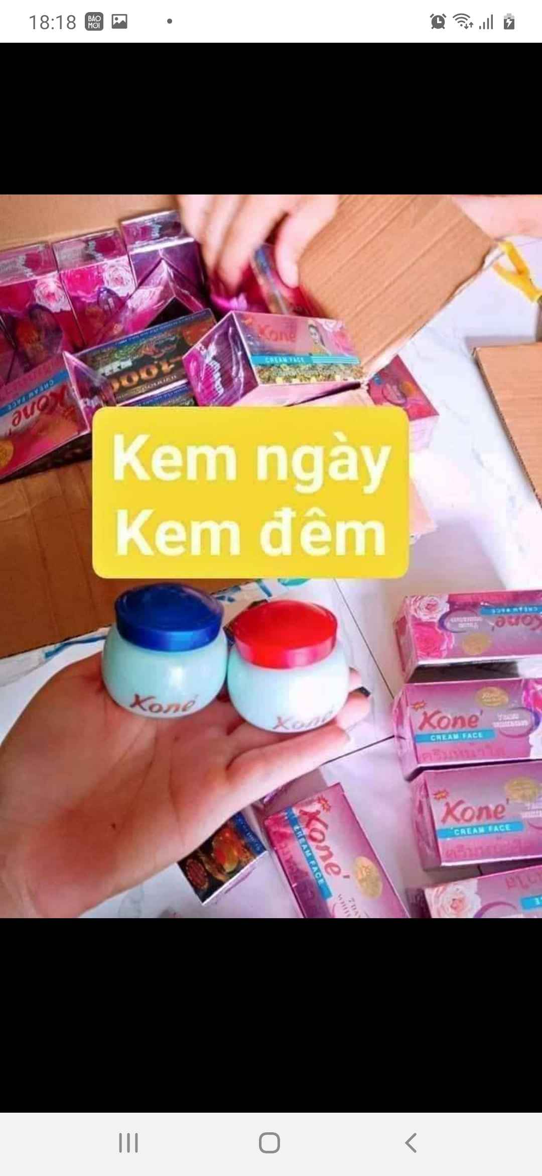 kem cặp nám kone ngày đêm