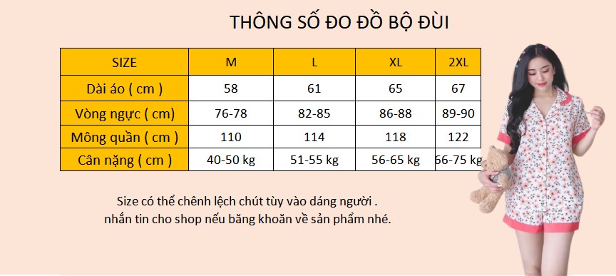 [ HCM ] Đồ bộ pijama lụạ thái quần đùi - Thoi trang nale