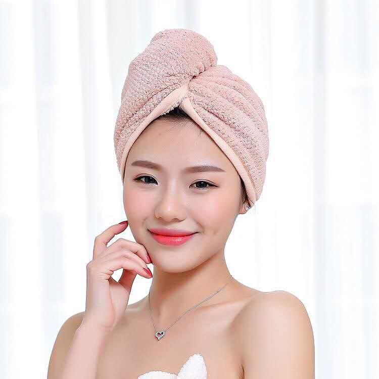 Khăn lau quấn tóc, ủ tóc, lau khô 63x41cm ( nhiều màu )