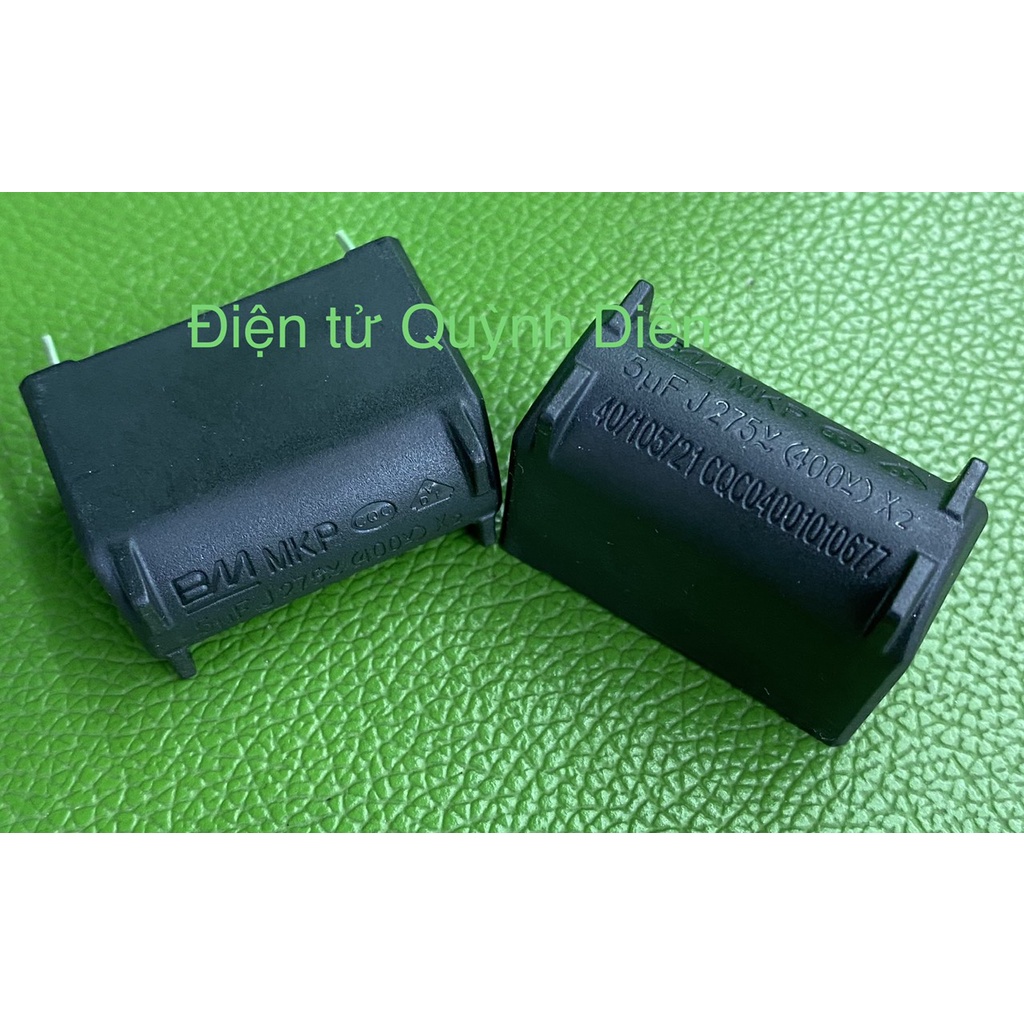Combo 10 Tụ bếp từ 5uf đứng ốm - LinhKien HD