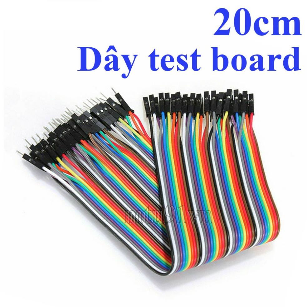 40 Dây Test Board Đực - Cái 20cm (có bán lẻ)