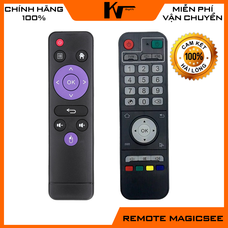 Điều khiển hồng ngoại cho TV Box Magicsee (Tương thích nhiều TV Box khác)