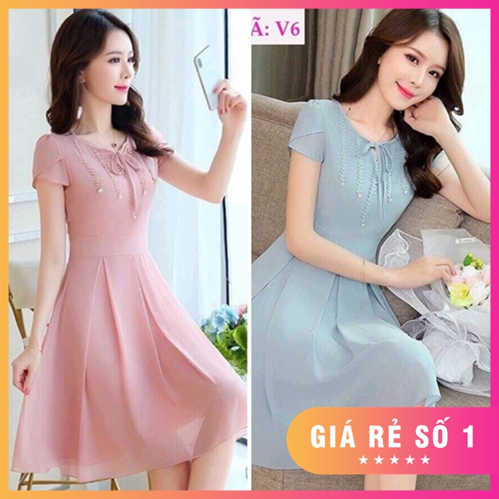 ĐẦM VOAN LỤA CAO CẤP V6