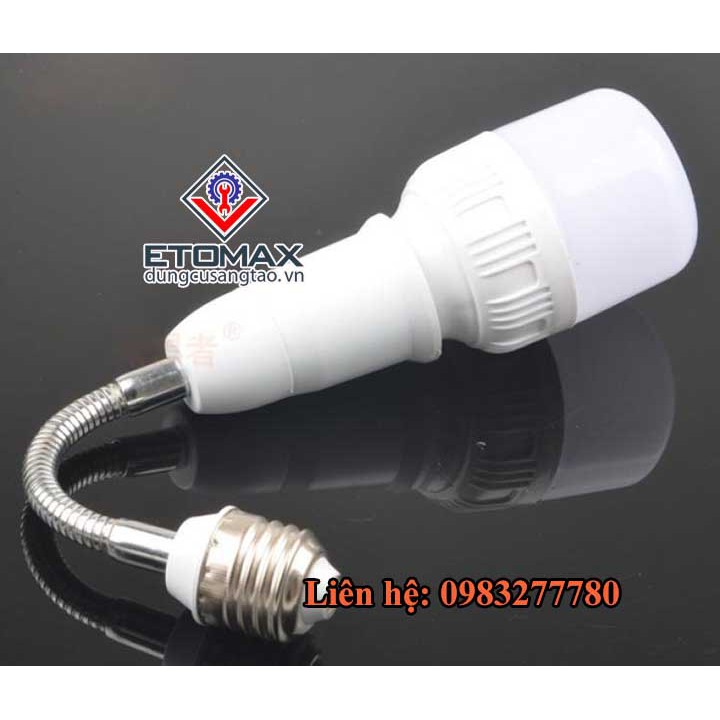 [HOT] Đui Đèn Nối Dài Dây Uốn E27 Loại 20cm [HÀNG LOẠI 1]