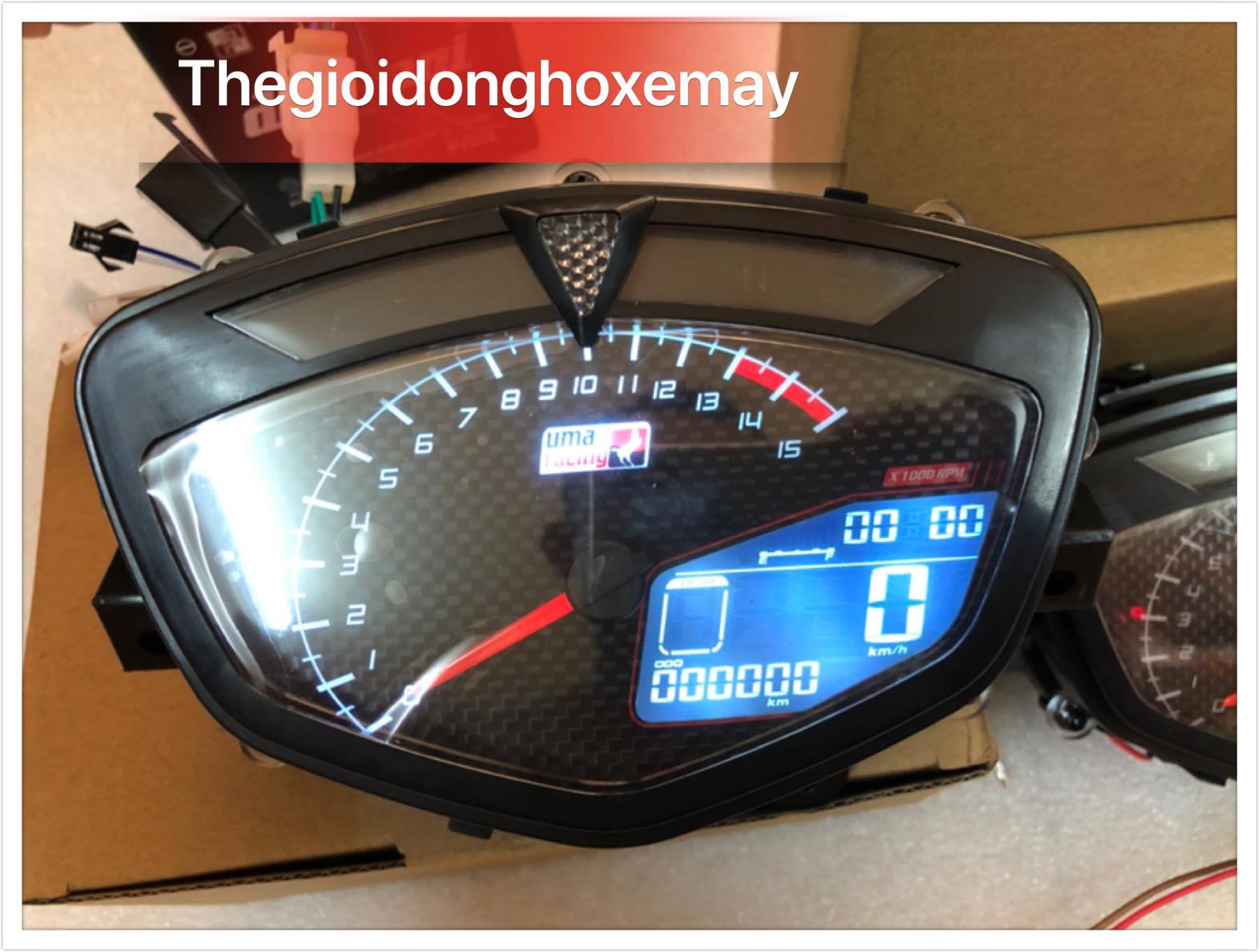 Đồng hồ xe máy điện tử Uma exciter 2010, sirius