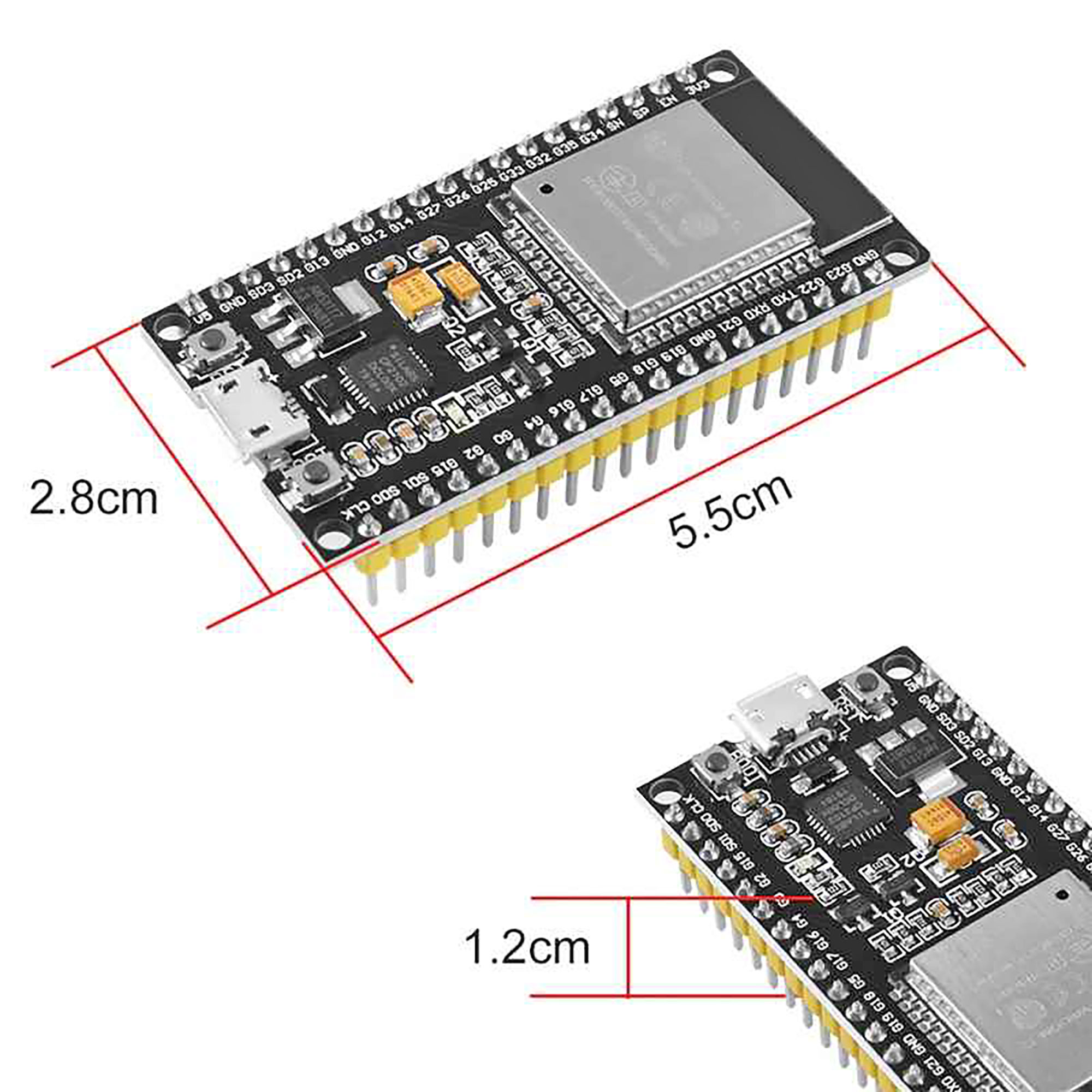 Kit RF thu phát wifi bluetooth esp32 38 chân