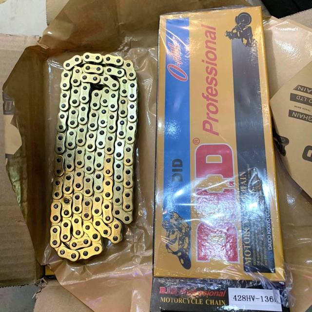 [HCM]Sên Vàng Phốt Did 428Hv - 136L Thông Dụng Các Loại Xe