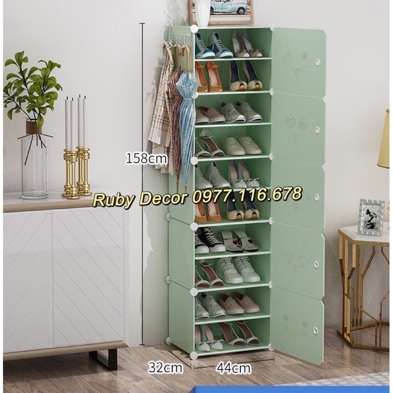 Tủ đựng giày,kệ để giày dép lắp ghép thông minh