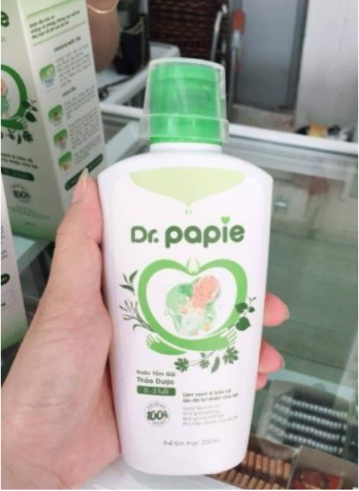 [HSD 2027]Nước tắm thảo dược Dr Papie