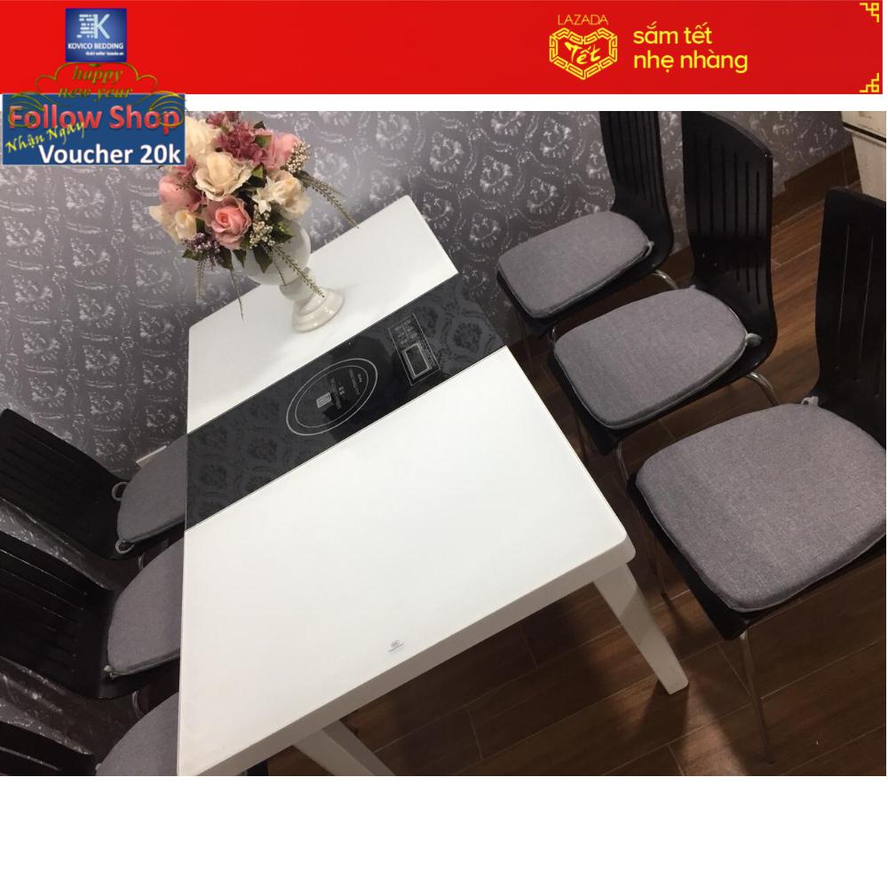 (FreeShip MAX) Bộ 6 Đệm Ghế Ngồi Bàn Ăn, Văn Phòng