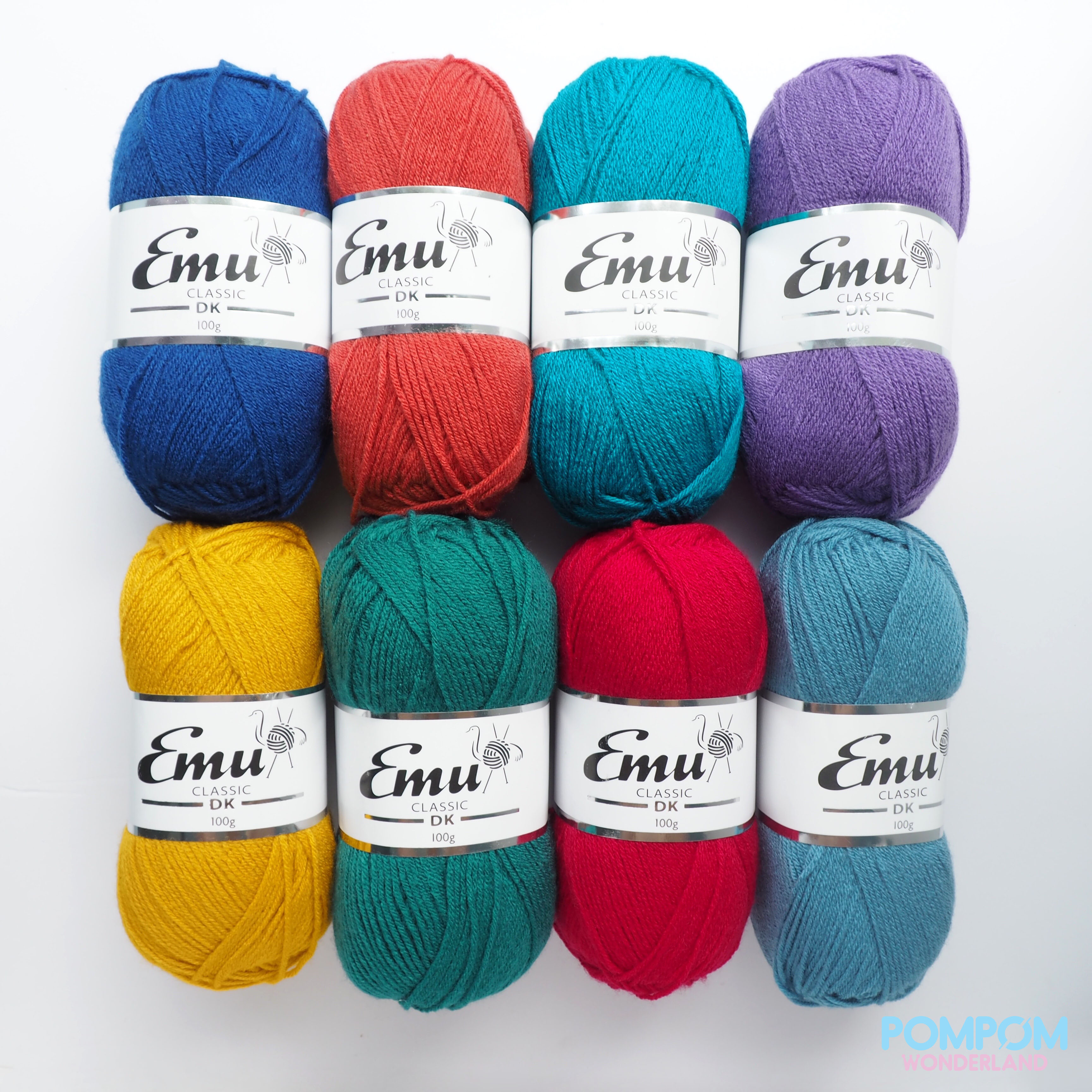 Len sợi Acrylic Yarn Emu Classic DK (Tông màu đậm)