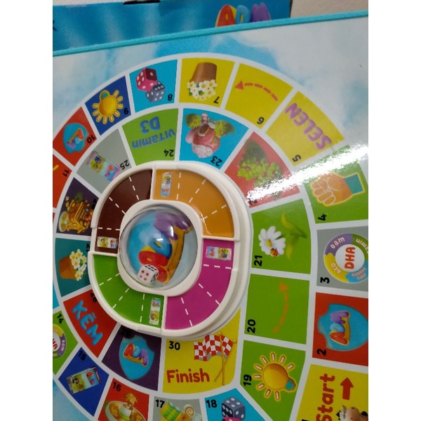 Bộ trò chơi cờ cá ngựa và cờ đua 2in1 Vinamilk
