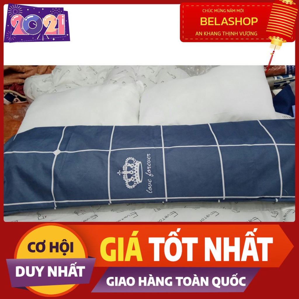 Vỏ gối ôm mẫu karo vương miện