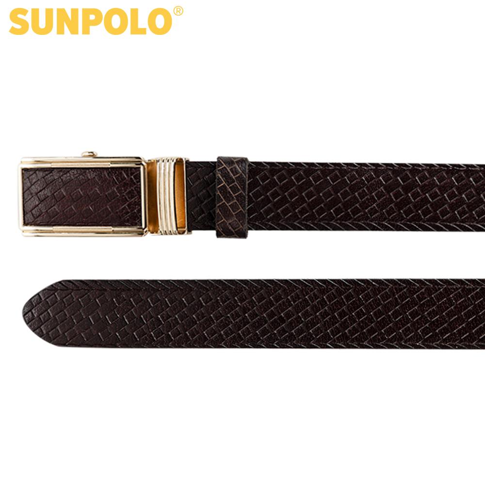 Thắt Lưng Nam Da Bò SunPoLo BS18DN (Đen, Nâu)