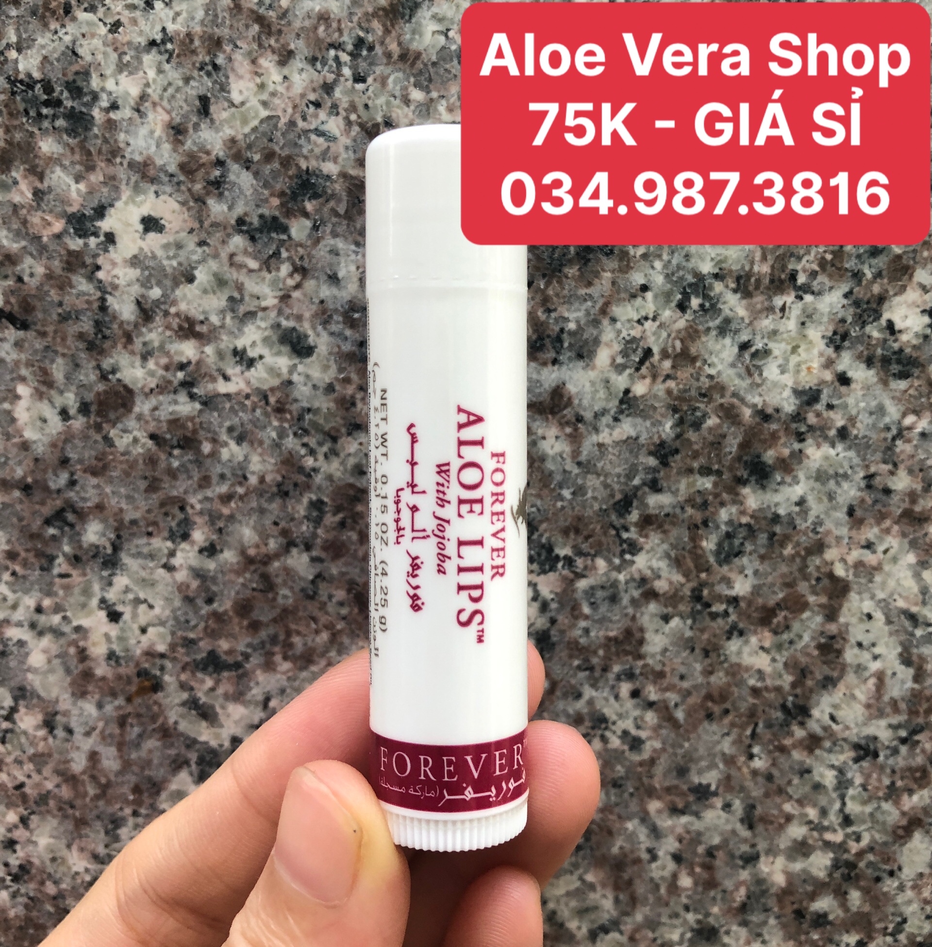 [RẺ VÔ ĐỊCH] Son Dưỡng Môi Đa Năng Aloe Lips FOREVER 022FLP - 022forever - 022lohoi