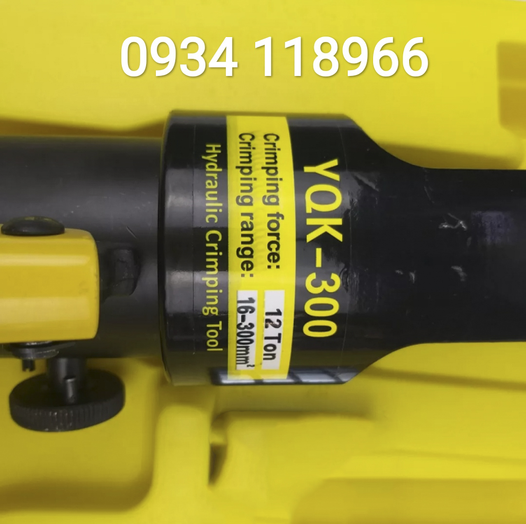 [HCM]Kìm bấm cos thủy lực YQK-300 (Kìm ép cos thủy lực YQK-300)