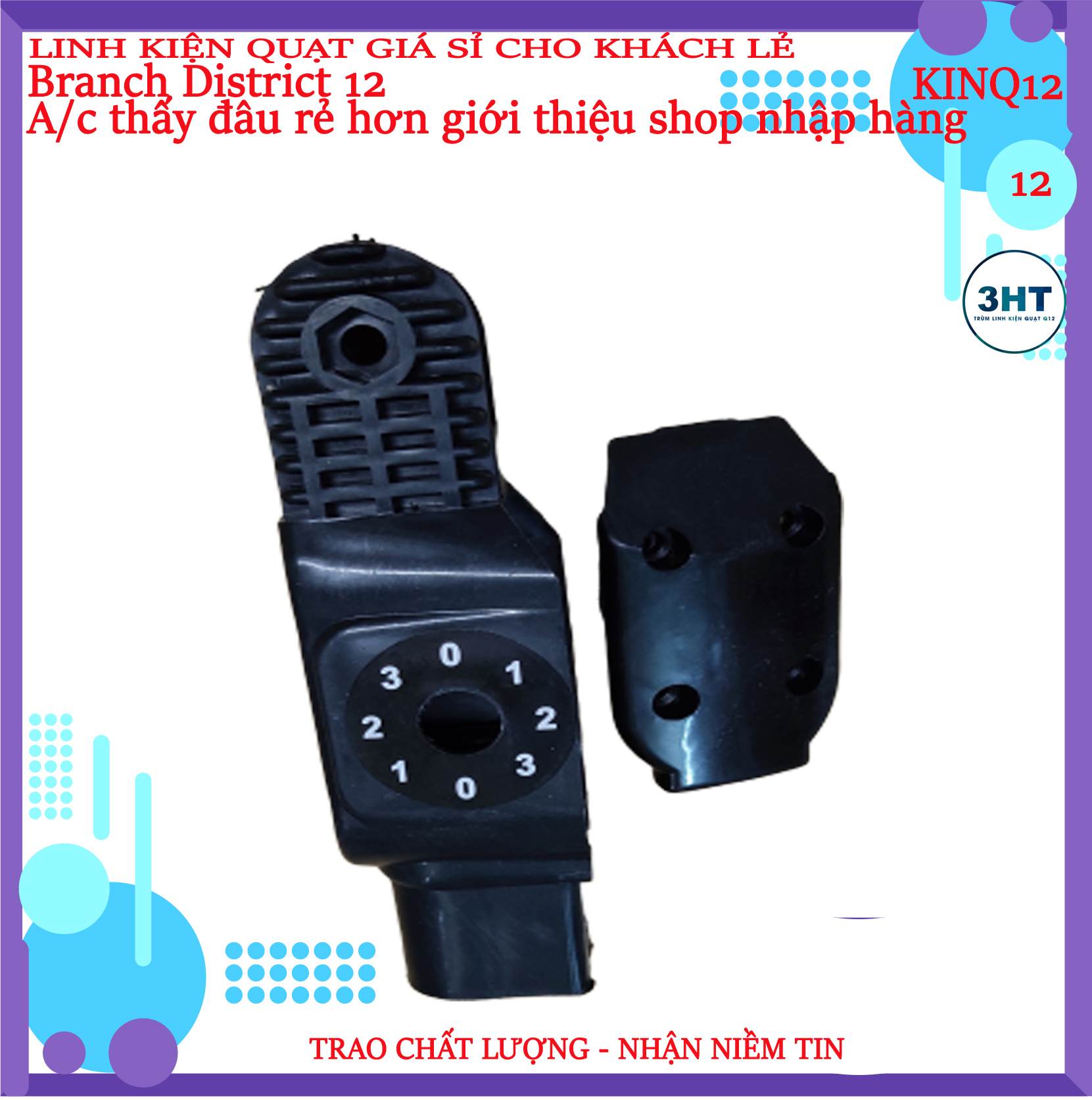 THÂN CỔ QUẠT ĐỨNG B4