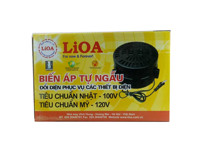 Biến áp đổi nguồn Lioa 400va( điện vào 220v- ra 100v-120v) ( công suất 320W)