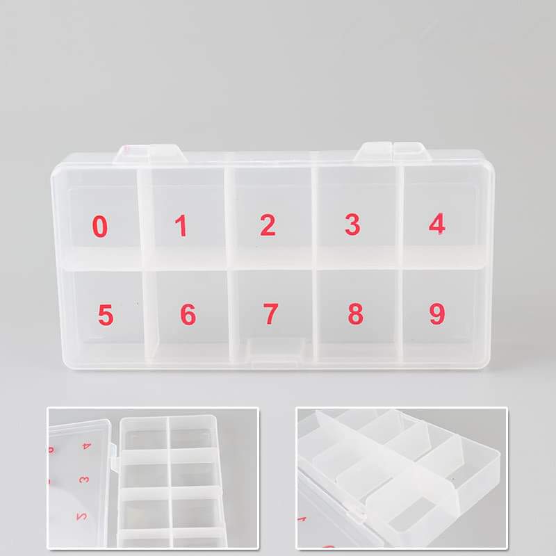 Hộp đựng móng giả size lớn 11 ô đựng 1000 móng