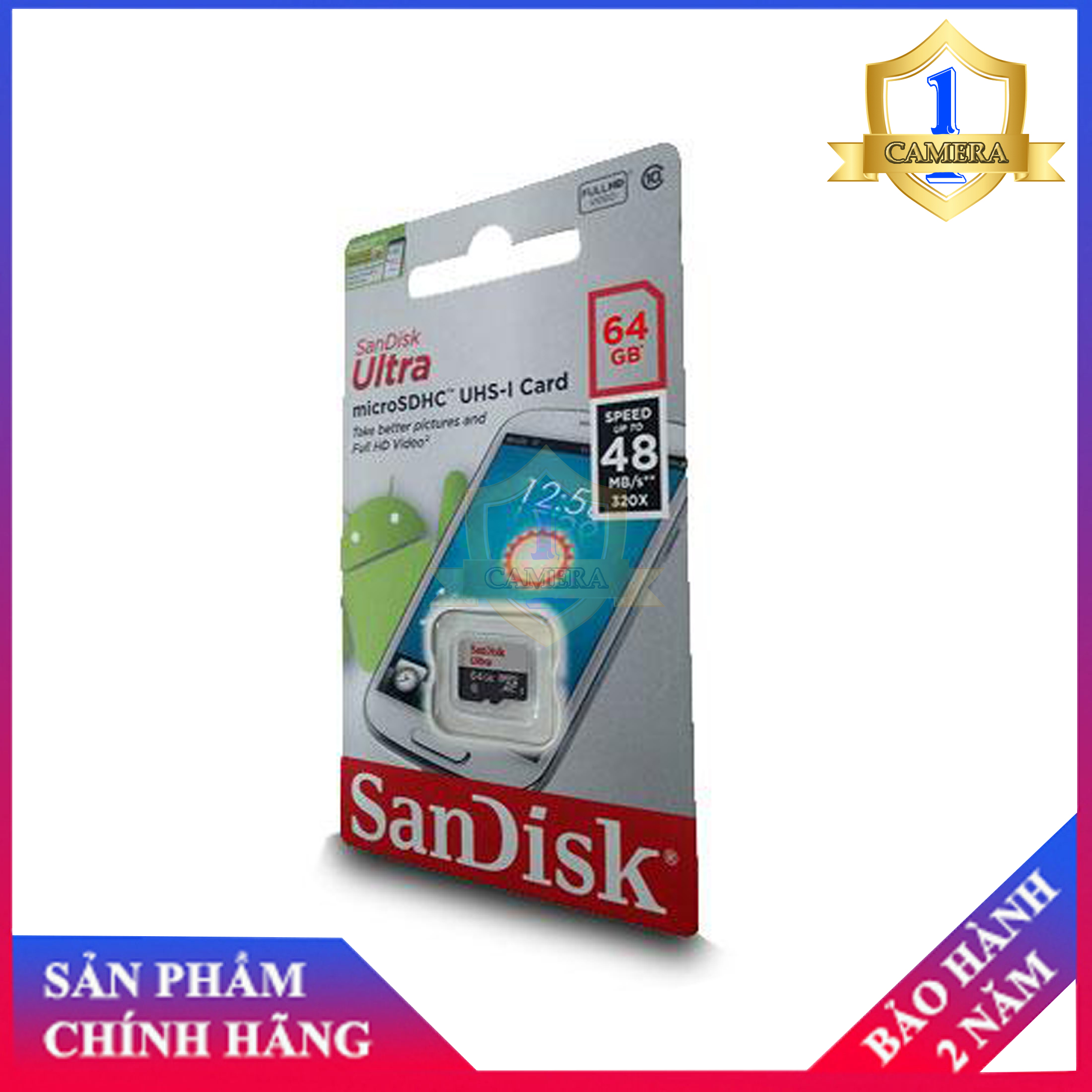 Thẻ nhớ micro sd sandisk ultra 64gb class 10
