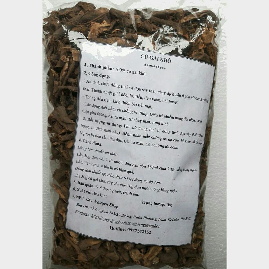 500g củ gai khô giúp an thai