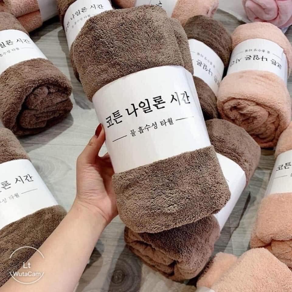 khăn tắm hàn xuất dư