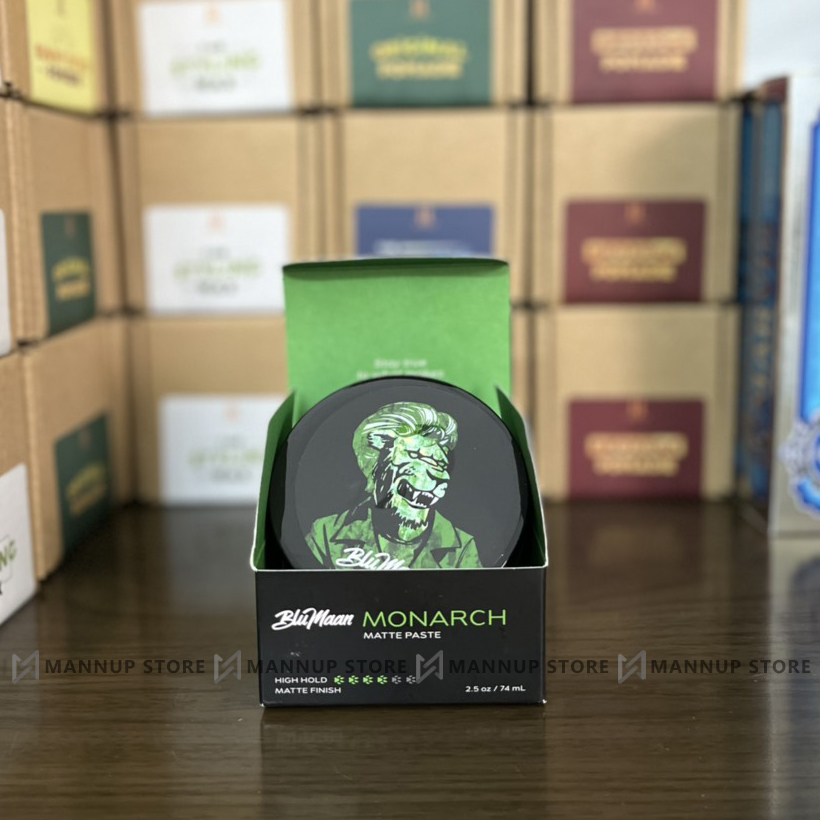 Sáp Vuốt Tóc Blumaan Monarch Matte Paste (Sư Tử) 74ml