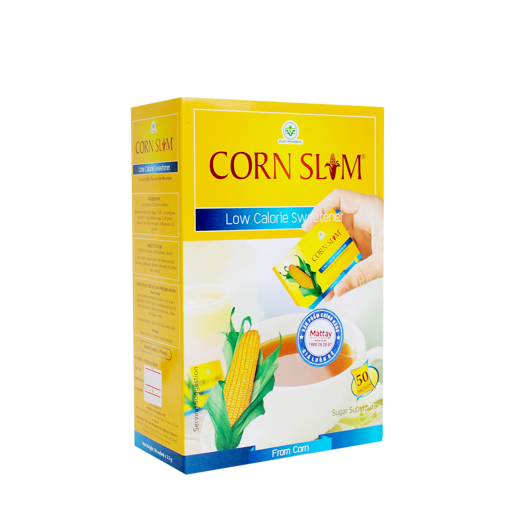 ĐƯỜNG BẮP CORN SLIM (50 gói)