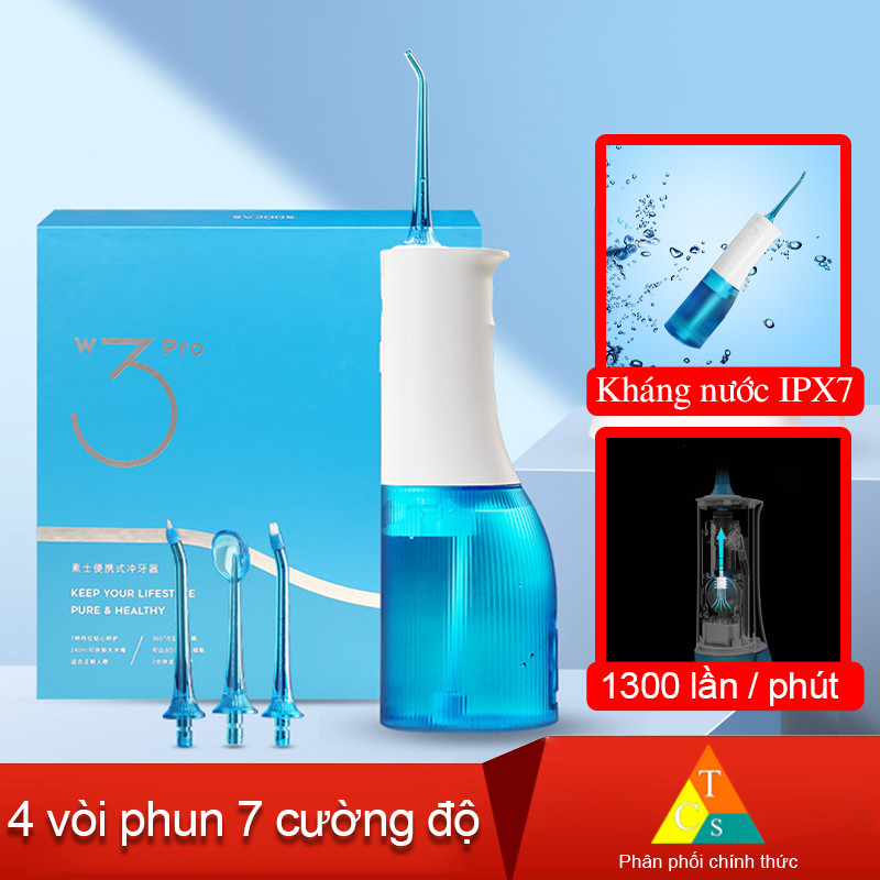 Tăm nước Xiaomi Soocas W3 Pro (4 vòi xịt)