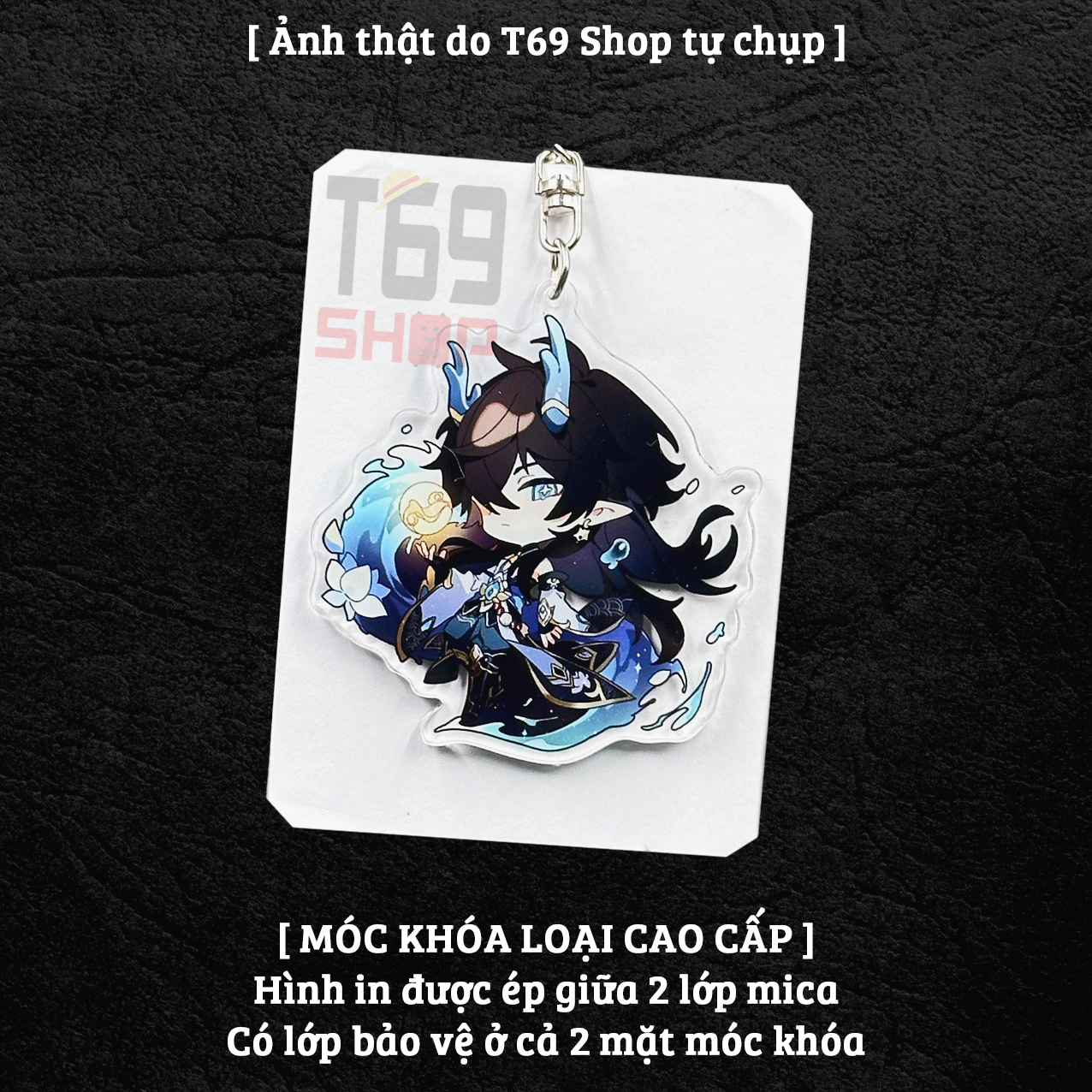 [63 mẫu] Móc khóa mica game Honkai: Star Rail - Cute ver 2 (Loại cao cấp - Hình in ép giữa 2 mặt mica) [T69 Shop]