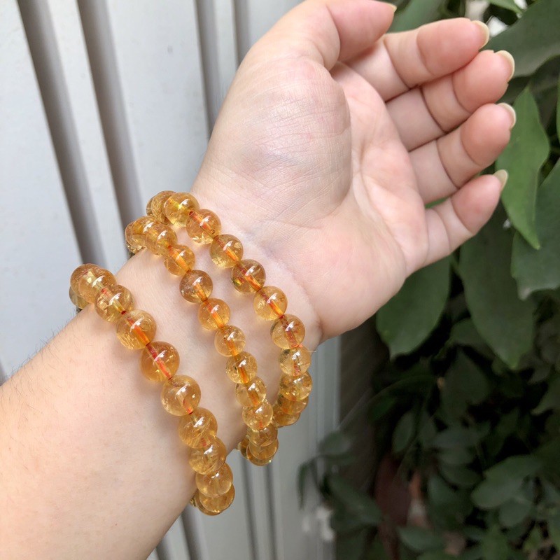 Vòng tay Citrine đậm
