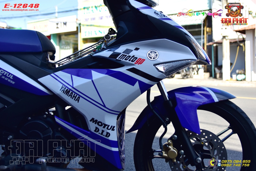Tem Xe Exciter 150 GP Xanh Bạc
