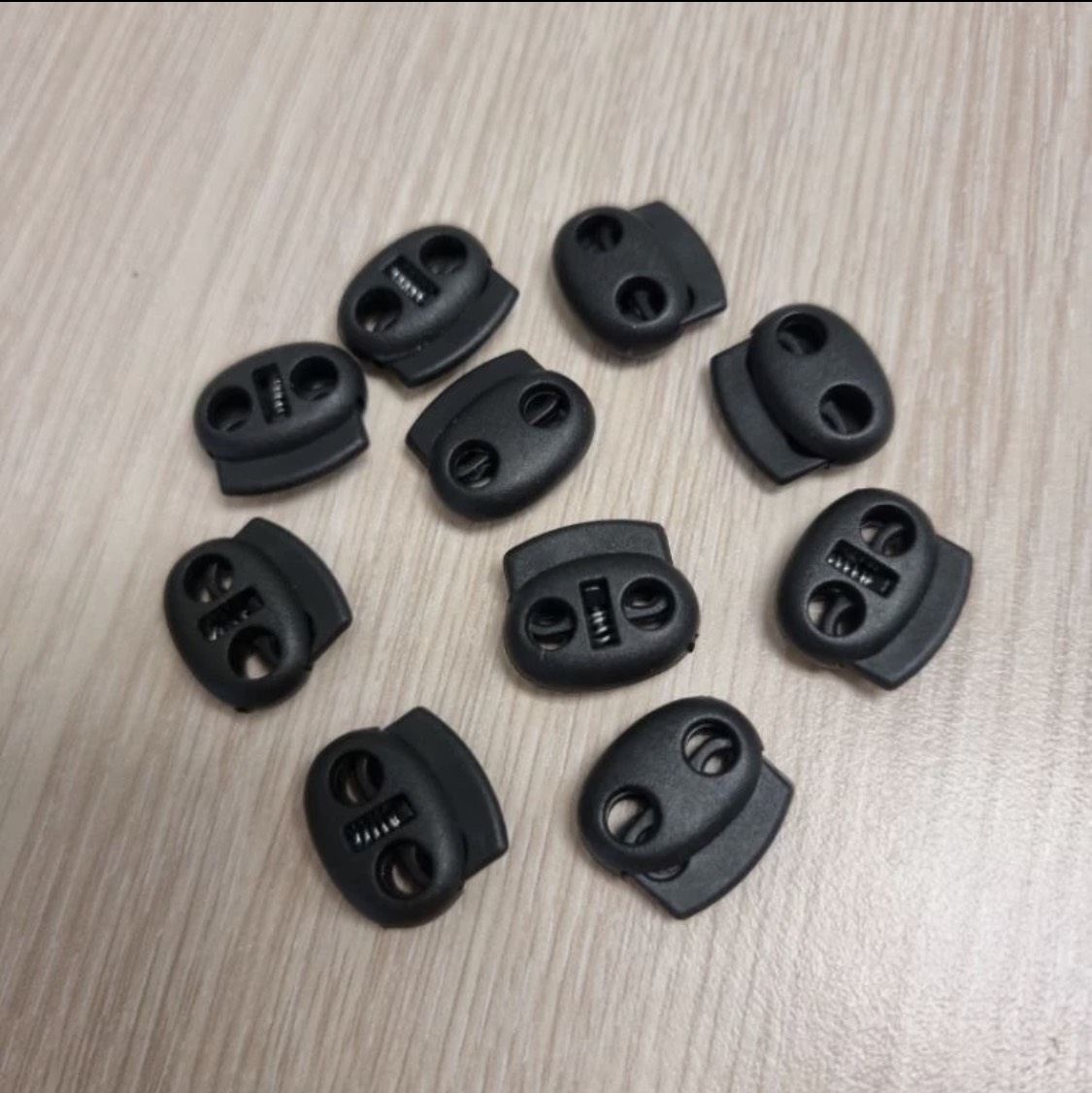 Set 10 Nút chặn dây rút, dây áo khoát, dây dù