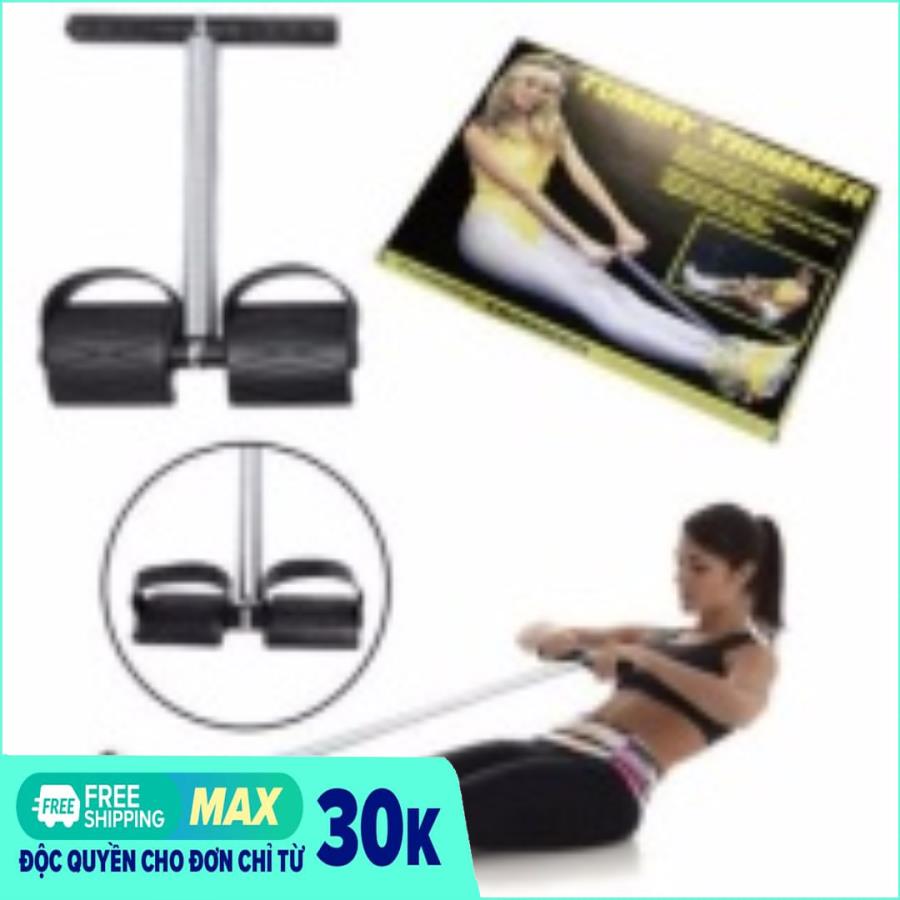 Dây kéo tập lưng và bụng Tummy Trimmer (Màu Xanh)